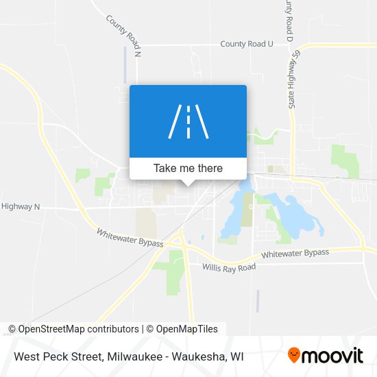 Mapa de West Peck Street