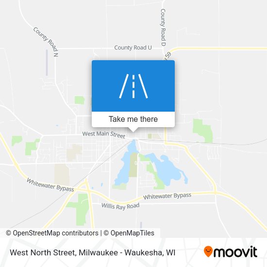 West North Street map