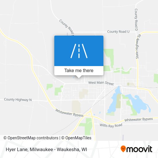 Hyer Lane map