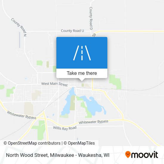 North Wood Street map