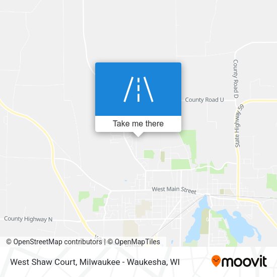 West Shaw Court map