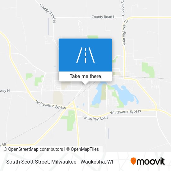 South Scott Street map