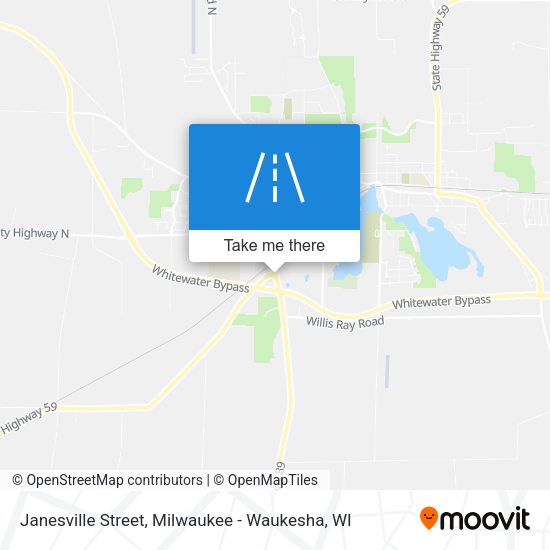 Janesville Street map
