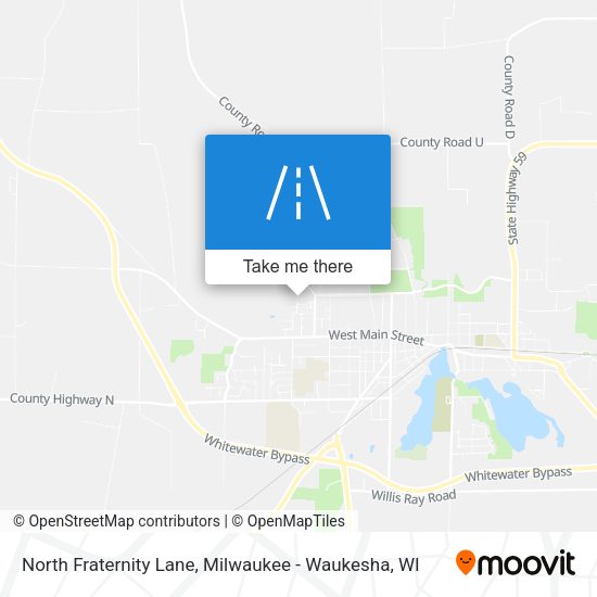 North Fraternity Lane map