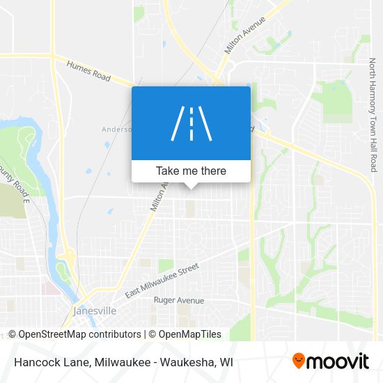 Hancock Lane map