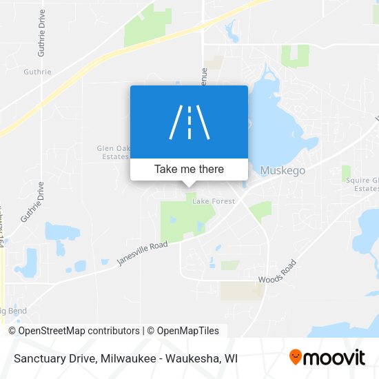 Sanctuary Drive map