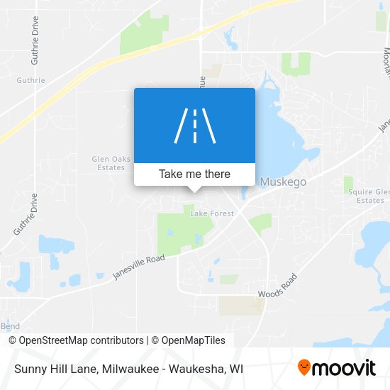 Sunny Hill Lane map