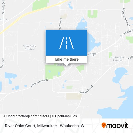 River Oaks Court map