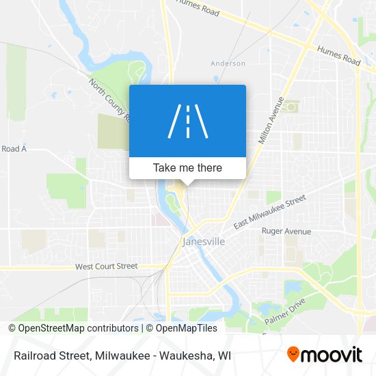 Railroad Street map