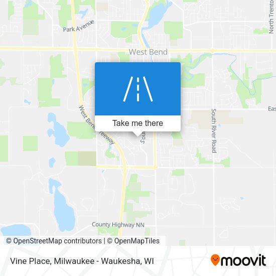 Vine Place map
