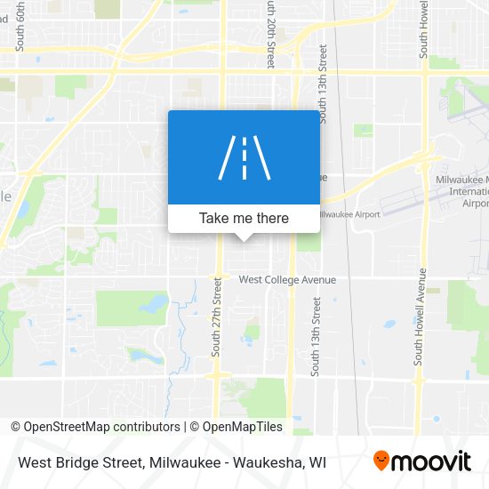 Mapa de West Bridge Street