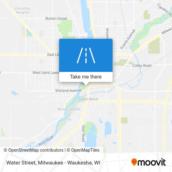 Water Street map
