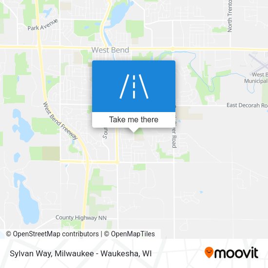 Sylvan Way map