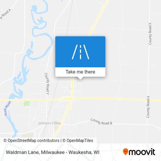 Waldman Lane map
