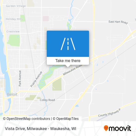Vista Drive map