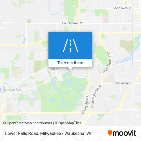 Mapa de Lower Falls Road