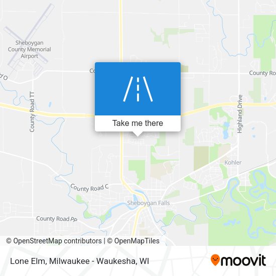 Mapa de Lone Elm