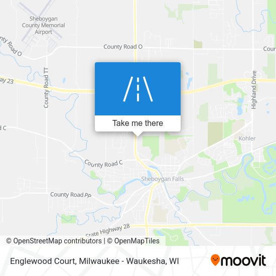 Englewood Court map