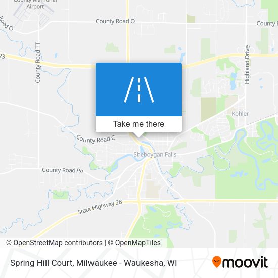 Mapa de Spring Hill Court