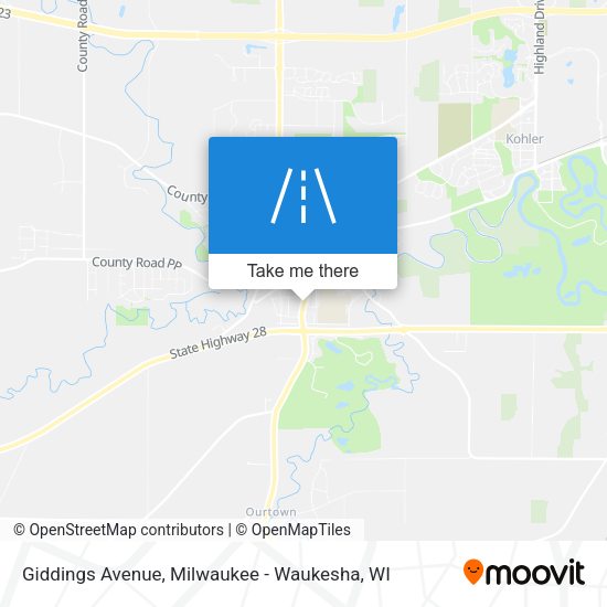 Mapa de Giddings Avenue