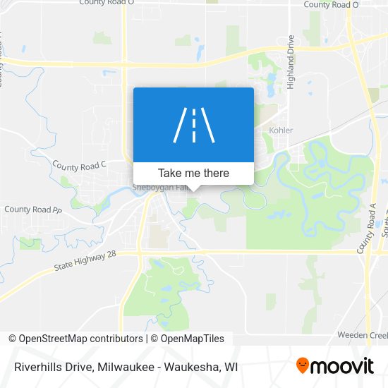 Riverhills Drive map