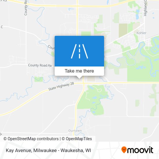 Mapa de Kay Avenue