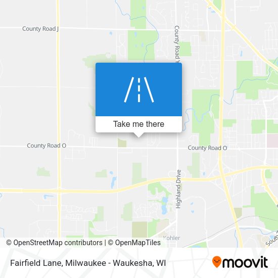 Fairfield Lane map