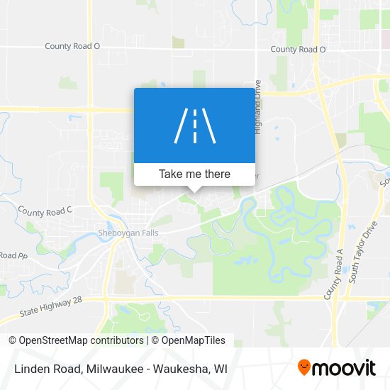Mapa de Linden Road