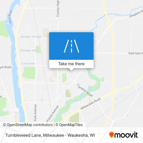 Tumbleweed Lane map