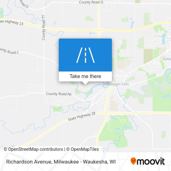 Richardson Avenue map
