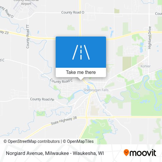 Norgiard Avenue map