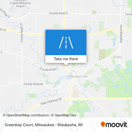 Greenbay Court map