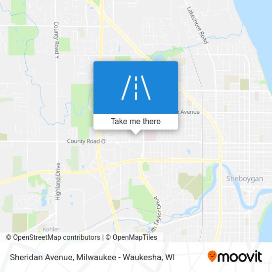 Sheridan Avenue map