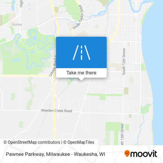 Pawnee Parkway map