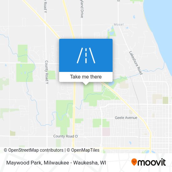 Maywood Park map