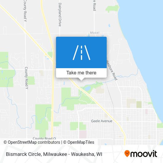 Bismarck Circle map