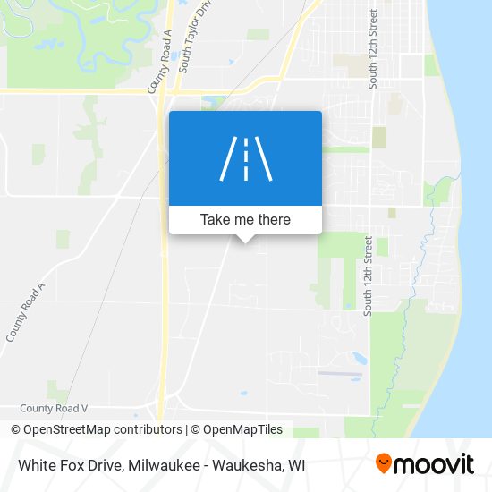 White Fox Drive map