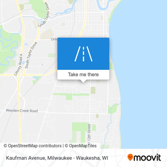Kaufman Avenue map