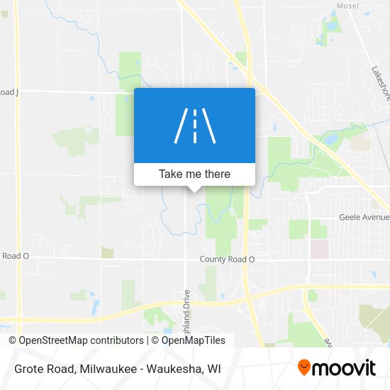 Mapa de Grote Road