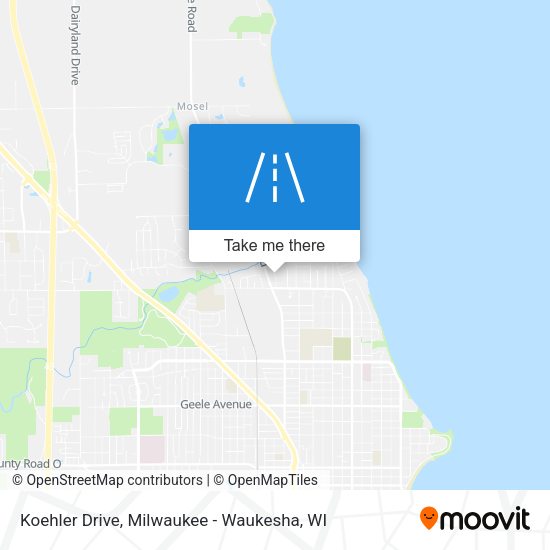 Koehler Drive map