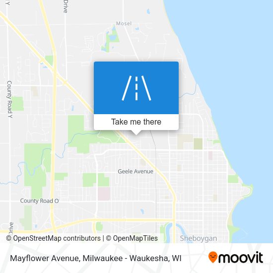 Mapa de Mayflower Avenue