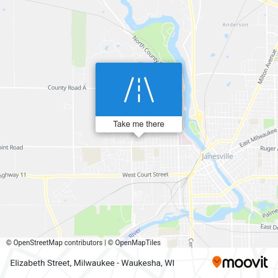 Mapa de Elizabeth Street