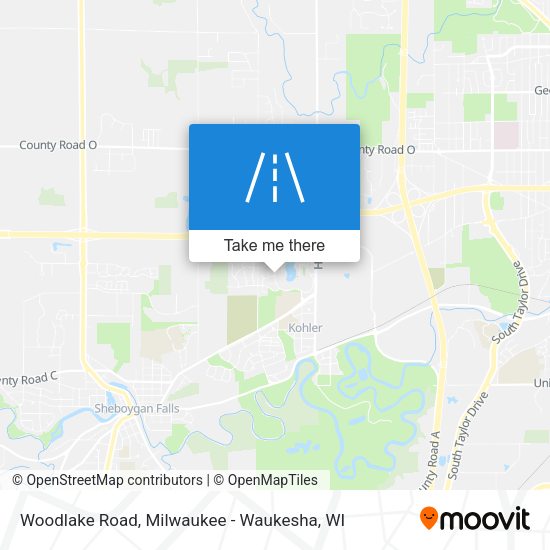 Mapa de Woodlake Road