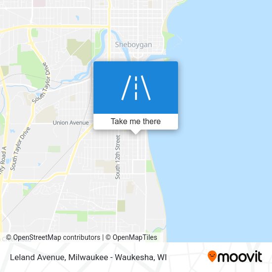 Leland Avenue map