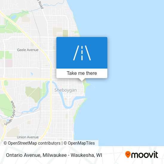 Ontario Avenue map