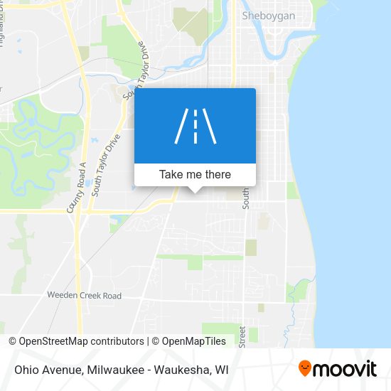 Ohio Avenue map