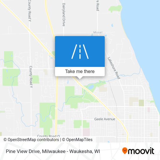 Pine View Drive map