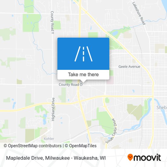 Mapledale Drive map