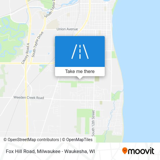 Fox Hill Road map