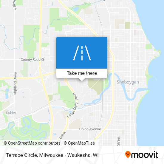 Terrace Circle map